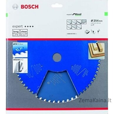 „Bosch“ apskrito pjūklo peiliukai ex w t 254x30-54 -2608644342