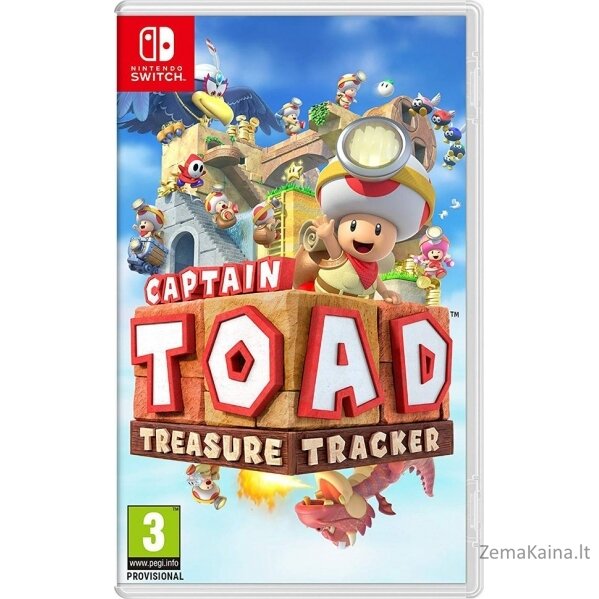 Kapitonas Toad: lobių stebėjimo priemonė „Nintendo Switch“