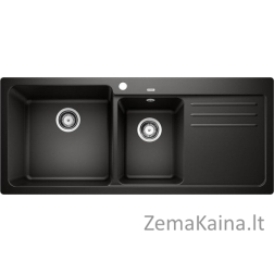 Blanco Naya kriauklė 8 s Silgranit juoda kamera kairėje (525945)