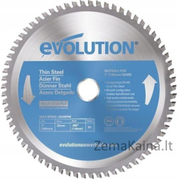 „Evolution Widiowa TCT“ pjūklas, skirtas pjaustyti ploną plieną 180 mm / 68z „Pilarek“