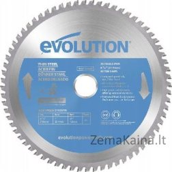 „Evolution Widiowa TCT“ pjūklas, skirtas pjaustyti ploną plieną 210 mm / 68z, skirtas įstrižai pjūklams