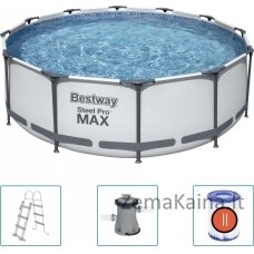 „Bestway“ rėmo baseino plienas Pro Max 366cm 3in1 (56418)
