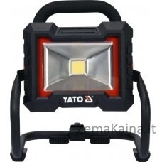 Yato Yato LED priekiniai žibintai 18v 1600LM 20W be akumuliatoriaus ir YT-82961 įkroviklis