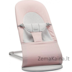 BabyBjorn Balance Soft Bouncer - šviesiai rožinė/pilka