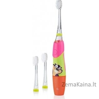 Šepetėlis-baby KIDZSONIC Rožinė/oranžinė