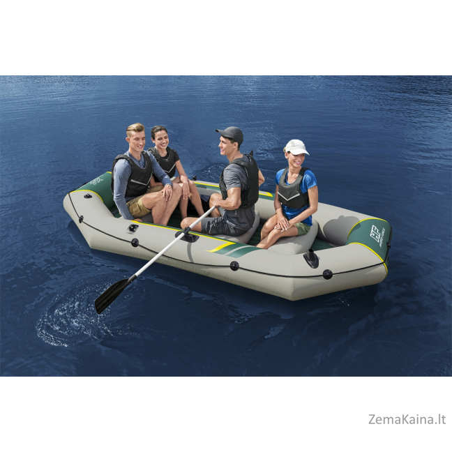Bestway Ranger Elite X4 Raft, 320х148х47 cm, 4-vietė pripučiama valtis kietu dugnu 1