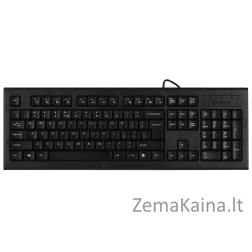 A4Tech KR-85 klaviatūra USB QWERTY Anglų (JAV) Juoda