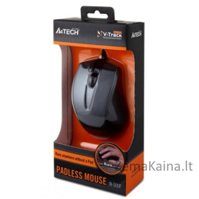 A4Tech N-500F kompiuterio pelė USB A tipo V-Track 1600 DPI Dešinės rankos 1