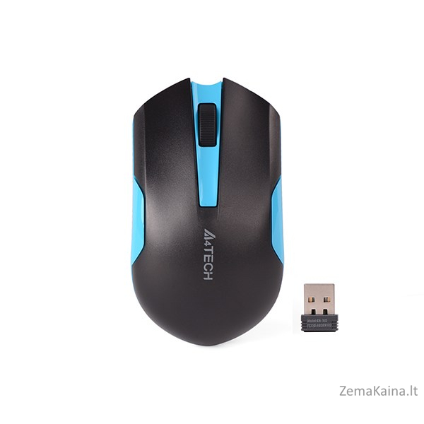 A4Tech G3-200N kompiuterio pelė Radijo dažnio belaidė Optinis 1000 DPI Abiems rankoms 4