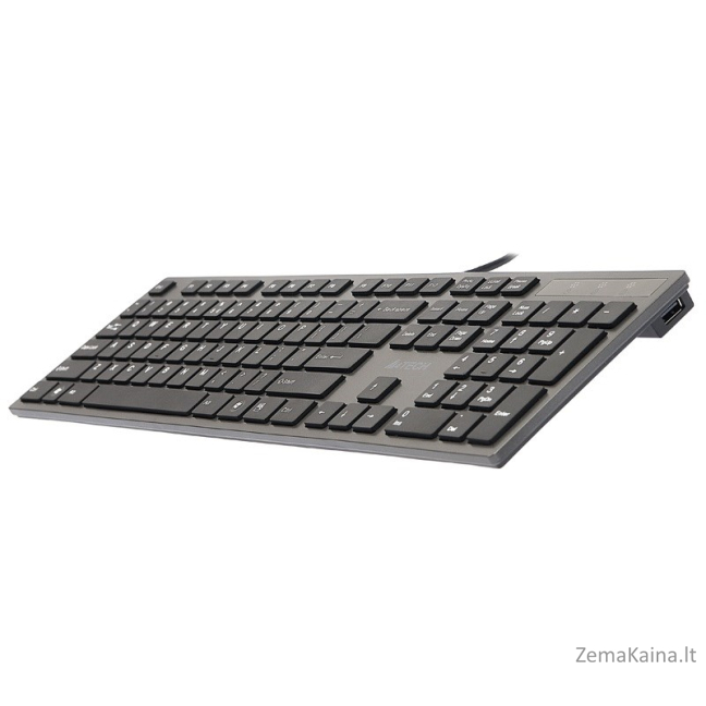 A4Tech KV-300H klaviatūra USB QWERTY Juoda, Pilka 3