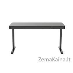 ACTIVEJET rašomasis stalas su elektriniu aukščio reguliavimu 140x70 ET119W-C juodas