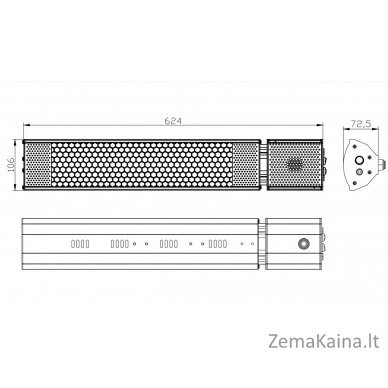 Activejet Plieninis terasos šildytuvas APH-IW2000 3