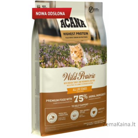 Acana Wild Prairie Cat - sausas kačių maistas - 4,5kg