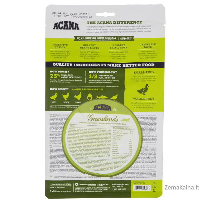 Acana Grasslands Cat 340g 1
