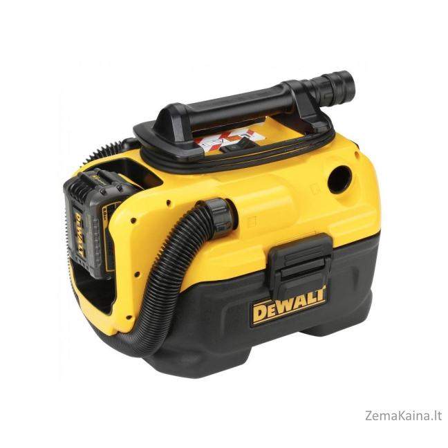 AC/DC 14,4/18/230 V DULKIŲ SIURBLYS BE AKUMULIATORIAUS DCV584L DEWALT 1