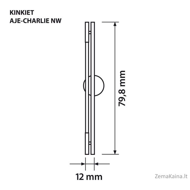 Activejet AJE-CHARLIE NW sieninis apšvietimas LED 8 W 5