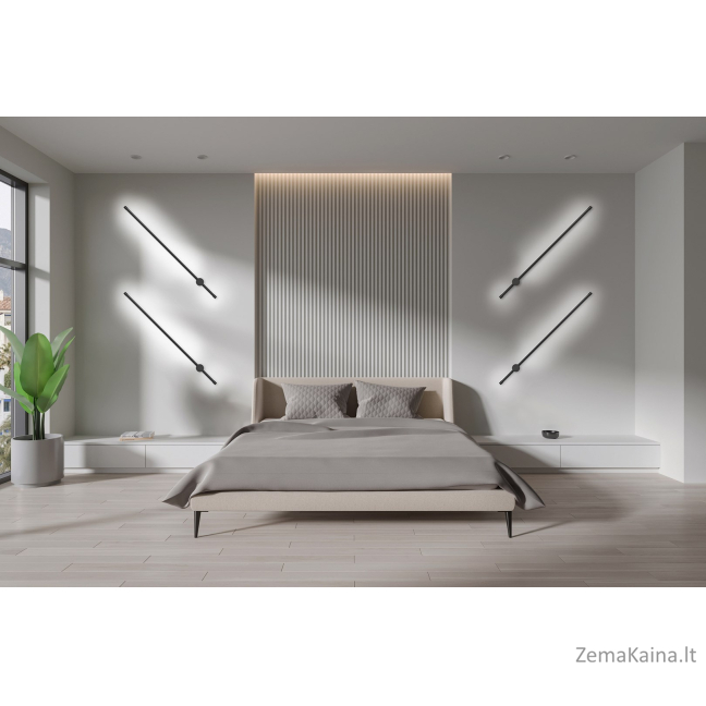 Activejet AJE-HILTON NW sieninis apšvietimas Juoda Tinka naudojimui viduje 9 W 10
