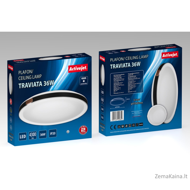 Activejet LED lubinis šviestuvas AJE-TRAVIATA 36W 4