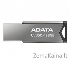 ADATA UV350 USB atmintukas 128 GB USB A tipo 3.2 Gen 1 (3.1 Gen 1) Sidabras