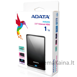 ADATA HV620S išorinis kietasis diskas 1000 GB Juoda