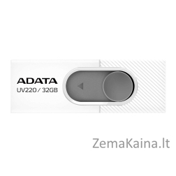 ADATA UV220 USB atmintukas 32 GB USB A tipo 2.0 Pilka, Balta