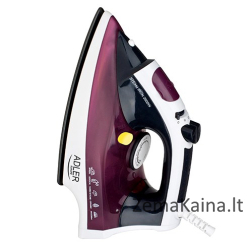 Adler AD 5022 Sauso ir garų tipo lygintuvas Keraminis padas Mėlyna, Balta 2200 W