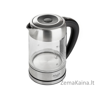 Adler AD 1247 NEW elektrinis virdulys 1,7 L, Nerūdijančiojo plieno, Permatomas 2200 W