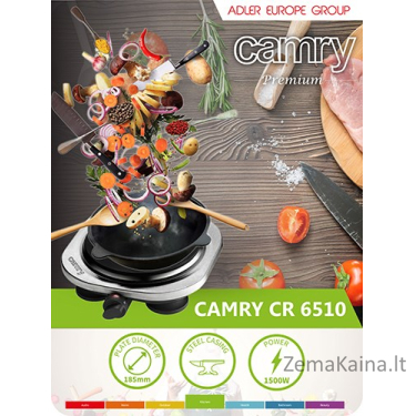 Adler CAMRY CR 6510 stove Freestanding Black,Grey Electric 3