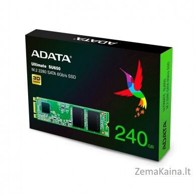 ADATA Ultimate SU650 M.2 240 GB „Serial ATA III“ 3D TLC 1
