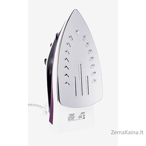 Adler AD 5022 Sauso ir garų tipo lygintuvas Keraminis padas Mėlyna, Balta 2200 W 3