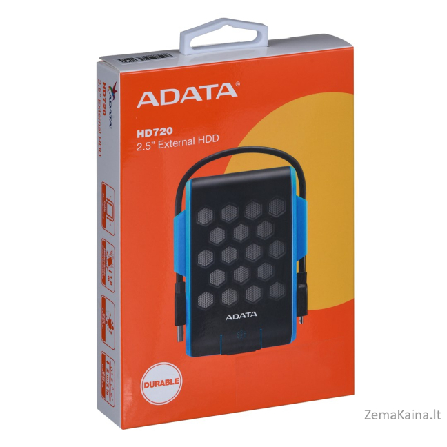 ADATA HD720 išorinis kietasis diskas 1000 GB Juoda, Mėlyna 7