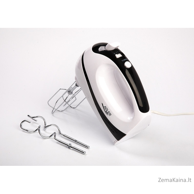 Adler AD 4205 Rankinis plaktuvas Juoda, Balta 300 W 6