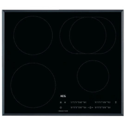 AEG IKB64410FB Juoda Įmontuoti 59 cm Indukcinė viryklė, padalyta į sritis 4 zone(s)