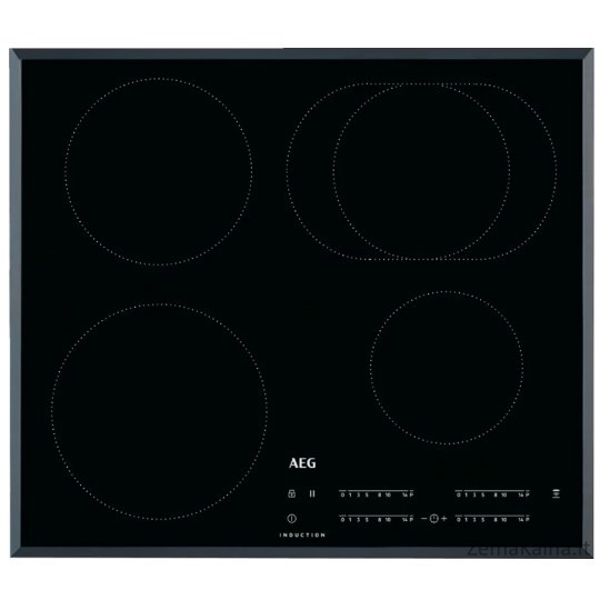 AEG IKB64410FB Juoda Įmontuoti 59 cm Indukcinė viryklė, padalyta į sritis 4 zone(s)