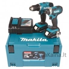 AKUMULIATORINIŲ ĮRANKIŲ KOMPLEKTAS MAKITA DLX2141AJ (DDF453+DTD152)