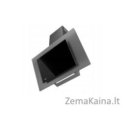 AKPO WK-4 NERO 2.0 60 GRAY/ BLACK GLASS T300 linijinis LED/kontrolerio gaubtas