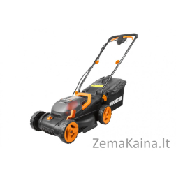Akumuliatorinė vejapjovė 2×20V/34cm Li, 2*2.5.0Ah bat. WG779E., Worx