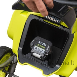Akumuliatorinis sniego valytuvas RYOBI RY36STX45A-140, 36 V, 45 x 25 cm, metimo kampas 0-180°
