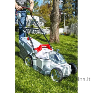 Akumuliatorinė stumiama vejapjovė 40V 2.5Ah IKRA IAM 40-3725 (Pilnas komplektas)