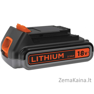 Akumuliatorius 18V  2,5 Ah Li-ion, Black+Decker