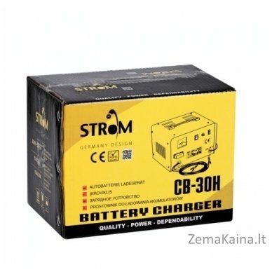 Akumuliatoriaus įkroviklis STROM CB-30H 2