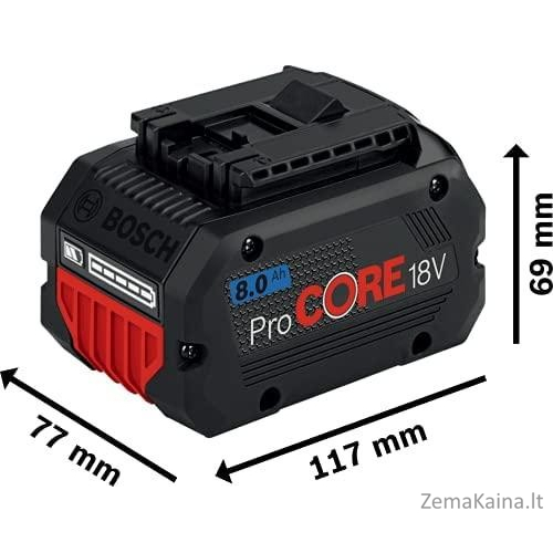 Akumuliatorius Bosch ProCORE18V 8.0Ah Professional 1600A016GK 1