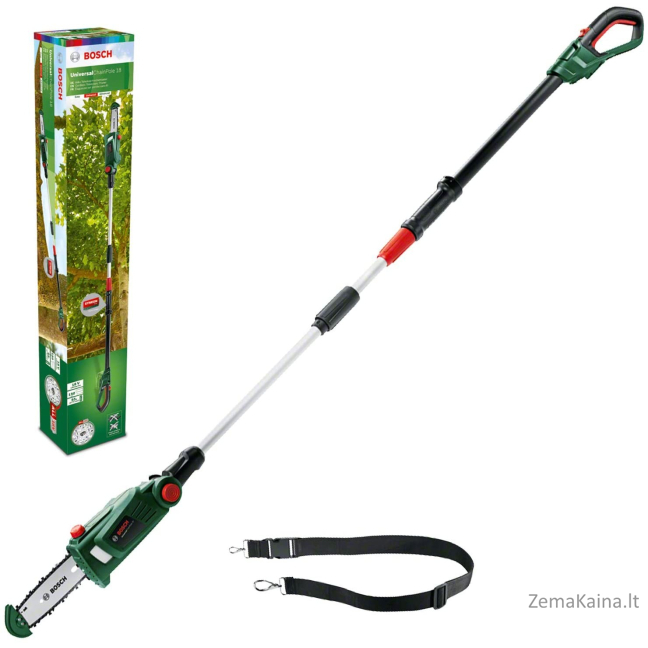 Akumuliatorinis teleskopinis genėjimo pjūklas Bosch UniversalChainPole 18, 06008B3101 Be akumo 2
