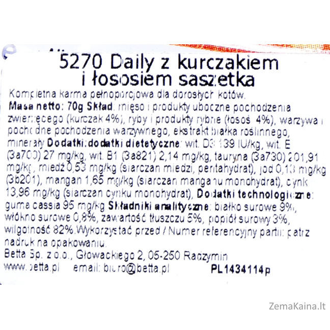 Almo Nature Daily Vištiena su lašiša 70 g 1