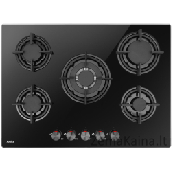 Amica PGCA7101AoB Juoda Įmontuoti 70 cm Dujinė 5 zone(s)