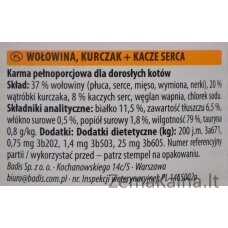 Animonda Carny Adult Jautiena. vištienos ir antienos širdis 200 g