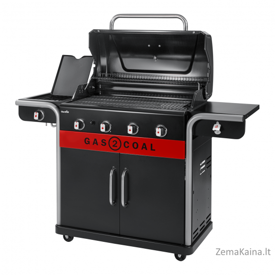 Anglinė-Dujinė keturių degiklių kepsninė Char-Broil Gas2Coal 4B 3