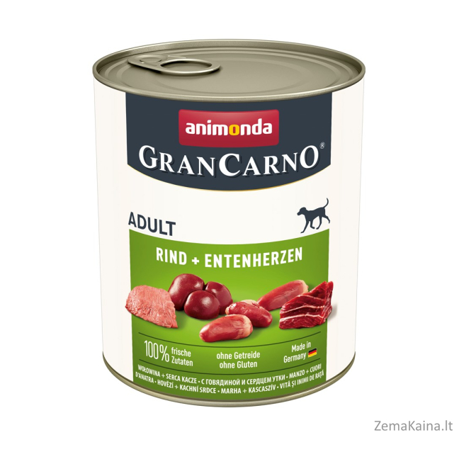 animonda GranCarno Original Jautiena, Antis Adult 800 g 1