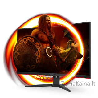 AOC G2 C32G2ZE/BK kompiuterio monitorius 80 cm (31.5") 1920 x 1080 pikseliai „Full HD“ LED Juoda, Raudona