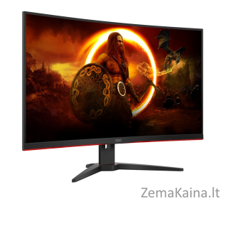 AOC G2 C32G2ZE/BK kompiuterio monitorius 80 cm (31.5") 1920 x 1080 pikseliai „Full HD“ LED Juoda, Raudona